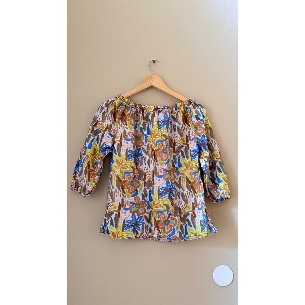 Hester & Orchard Linen Blend Top Size Small - Picture 4 of 4
